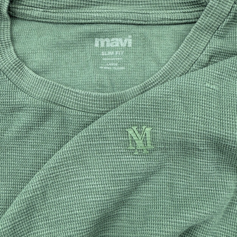 Mavi Sweater‎ Men's Green  Pullover Slim Fit Long Sleeve Casual Knit